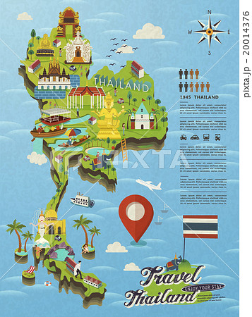 タイ タイ国 タイランド 観光のイラスト素材 - PIXTA