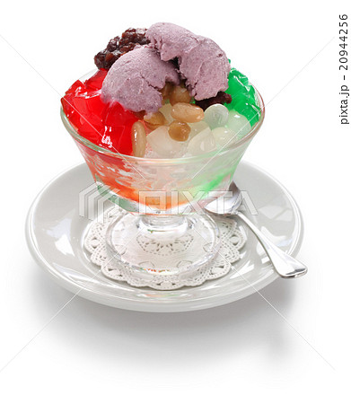 ウベアイスクリームの写真素材