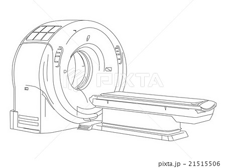 Ct画像のイラスト素材