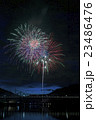 笠置町夏祭り花火大会の写真素材