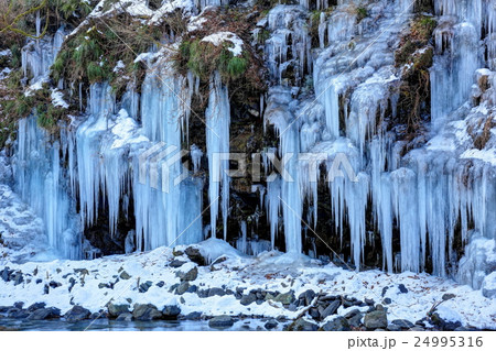 大滝氷まつりの写真素材