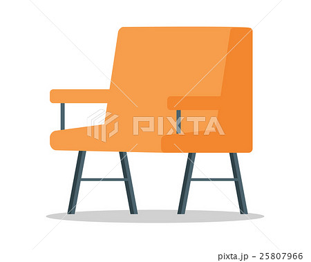 簡単な椅子 ミニマリズムのイラスト素材