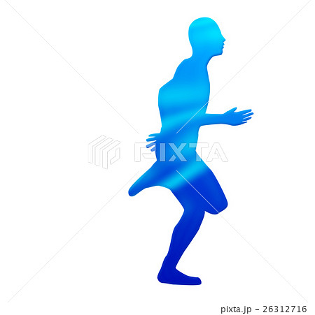 ダッシュ 走る 全身 Cgのイラスト素材