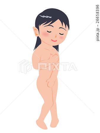 ヌード 裸のイラスト素材 26658396 Pixta