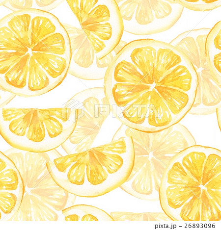 壁紙 レモン 檸檬 シームレスのイラスト素材