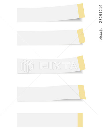 シール Cg 付箋 メモのイラスト素材