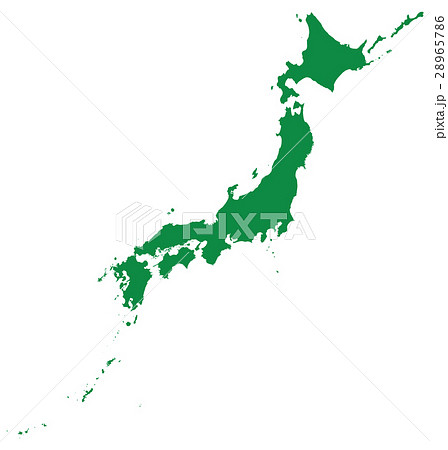 日本地図のイラスト素材集 ピクスタ