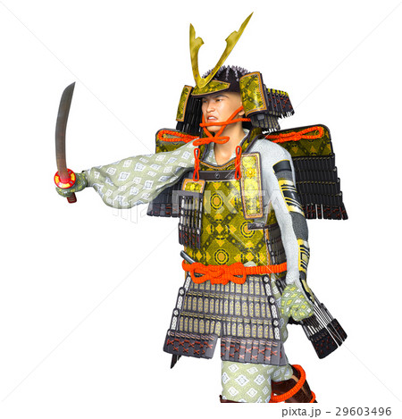 武器 武将 戦国時代 将軍のイラスト素材