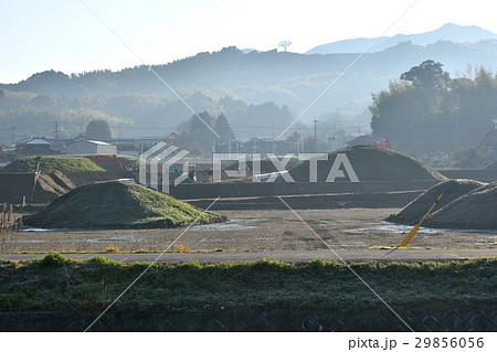 土地改良換地士の写真素材