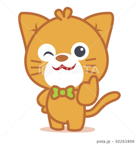虎猫のイラスト素材