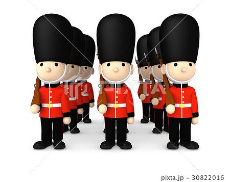 ロンドン兵のイラスト素材