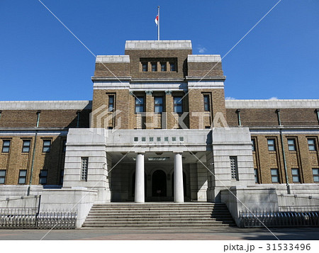 東京科学博物館本館 外観 国立科学博物館の写真素材