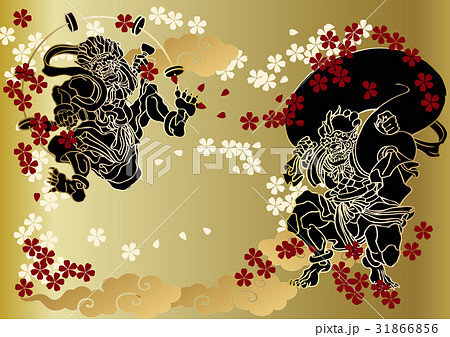 雷神托尔雷神公司日本画传奇插图素材 Pixta