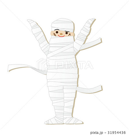 包帯男のイラスト素材