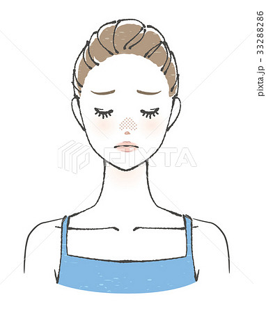 いちご鼻のイラスト素材