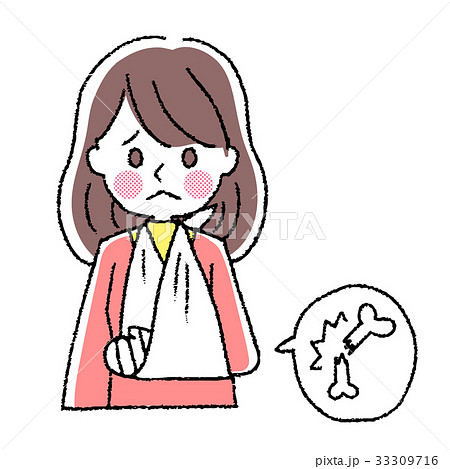 大けがのイラスト素材