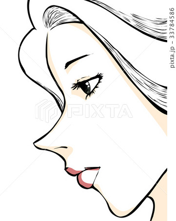 伏目のイラスト素材