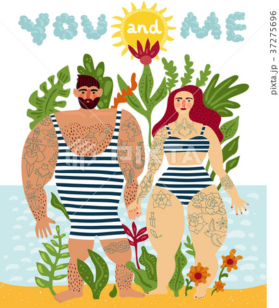 入れ墨のイラスト素材