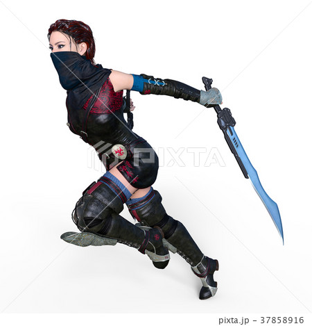 女剣士のイラスト素材