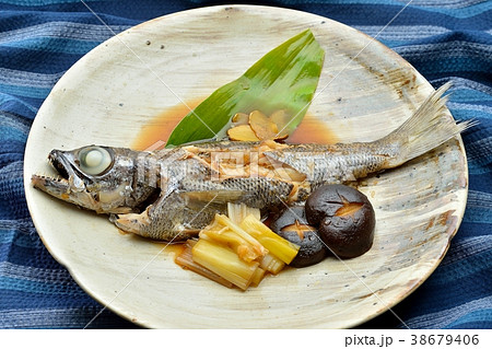 煮付け 魚料理 クロムツ 煮魚の写真素材