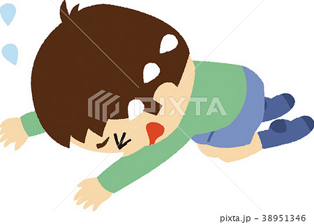 わがまま 子供の写真素材