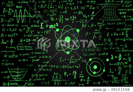 バックグラウンド 科学の 式 数式のイラスト素材