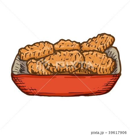 ナゲットのイラスト素材