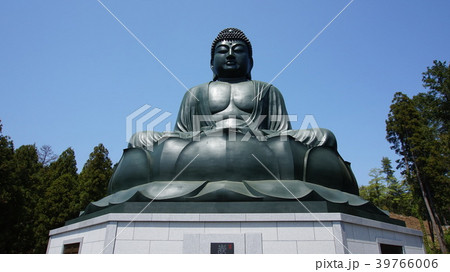 大仏 鹿野山 日の出町 宝光寺の写真素材