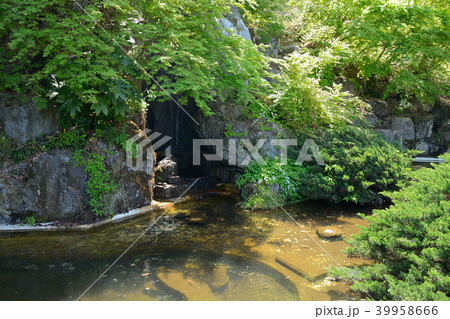 牧水の滝の写真素材