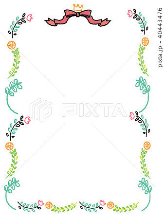 縦罫線のイラスト素材