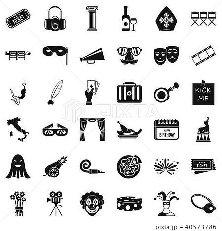 ページェント 公演 展示会 アイコンのイラスト素材