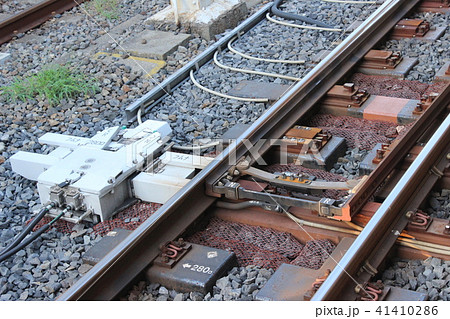 線路 ポイント切り替え 鉄道 ポイントの写真素材 - PIXTA