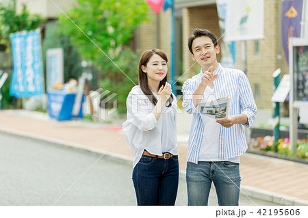 住宅展示場の写真素材