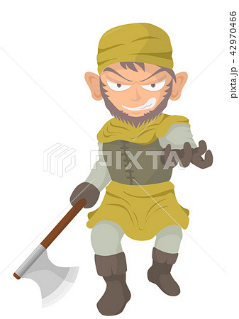 山賊のイラスト素材