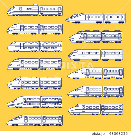 Bullet Train Illustrations