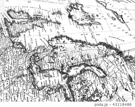 世界地図 地図 アイスランド 北欧の写真素材