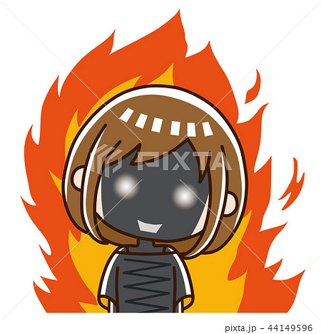 怒る 怒り 女性 闇落ちのイラスト素材