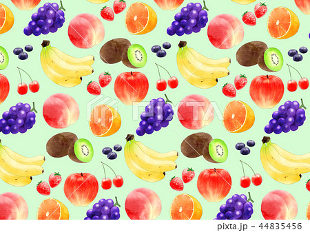 果物 フルーツ 果実 壁紙のイラスト素材