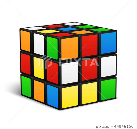 ルービックキューブのイラスト素材