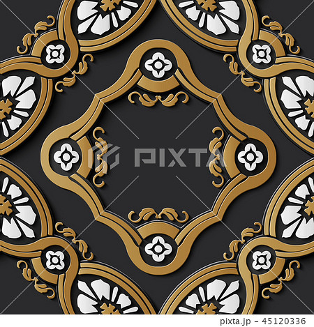 レリーフ 模様のイラスト素材