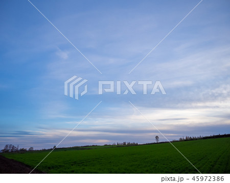 片割れ時の写真素材