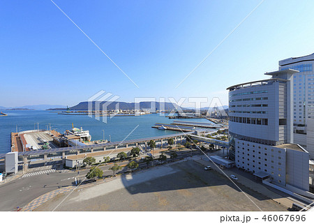 高松港旅客ターミナルビルの写真素材