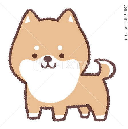 日本犬 柴犬 子犬 犬のイラスト素材