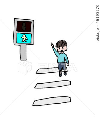歩行者用信号のイラスト素材