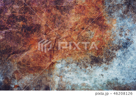 テクスチャー さび サビ 錆の写真素材
