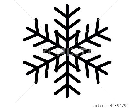 結晶 雪 クリスマス 顕微鏡のイラスト素材