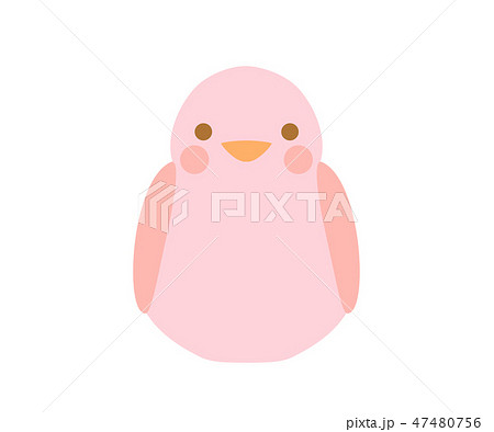 コトリ かわいい 可愛い 小鳥のイラスト素材 Pixta