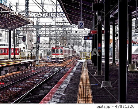 近鉄電車のイラスト素材