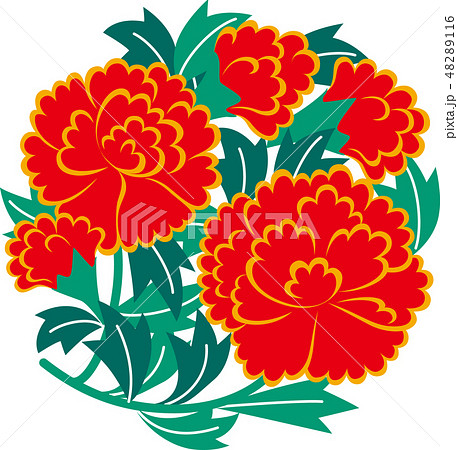 和花のイラスト素材