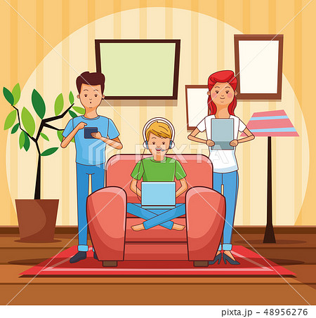 友だち 友愛 青春 友情のイラスト素材